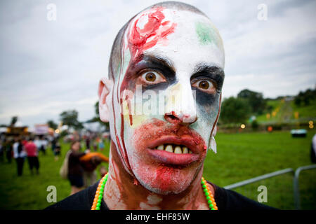 Gli zombie al Big Chill festival 2009. Foto Stock