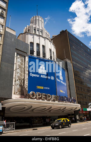 Argentina, Buenos Aires, Avenida Corrientes, Opera Allianz Teatro Foto Stock