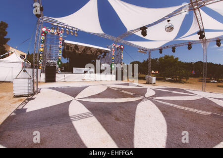 Il giardino Festival a Tisno Croazia Luglio 2013. Foto Stock