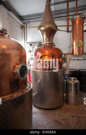 Il rame ancora alla distilleria Sipsmith a Londra Foto Stock