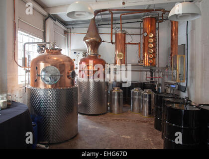 Il rame ancora alla distilleria Sipsmith a Londra Foto Stock