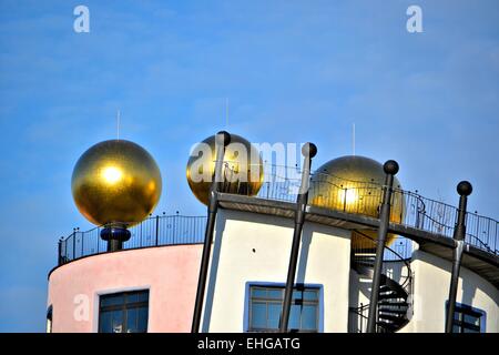 Casa Hundertwasser Foto Stock