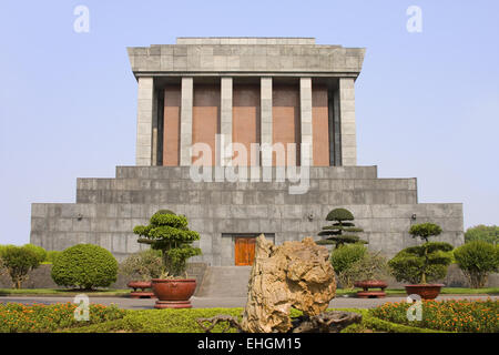 Mausoleo di Ho Chi Minh, Hanoi, Vietnam Asia Foto Stock