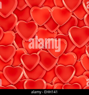 Cuore senza soluzione di continuità la configurazione di sfondo Foto Stock
