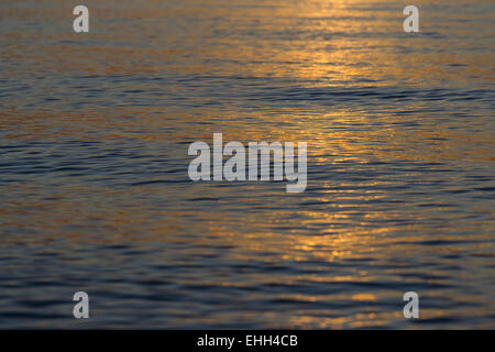 Tramonto sul Mar Baltico Foto Stock