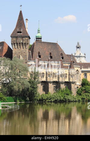 Castello di Vajdahunyad a Budapest Foto Stock