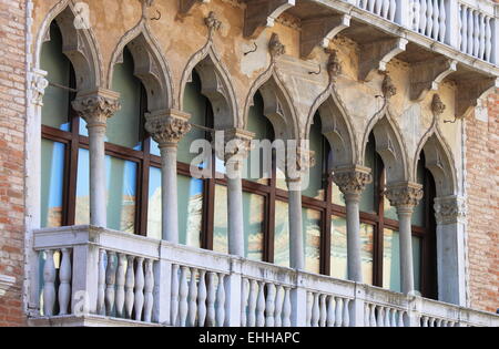 Palazzo rinascimentale a Venezia Foto Stock