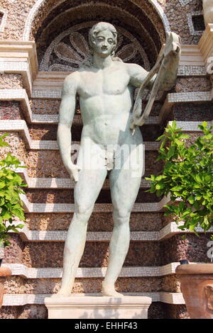 Fontana in Villa d'Este, Tivoli Foto Stock