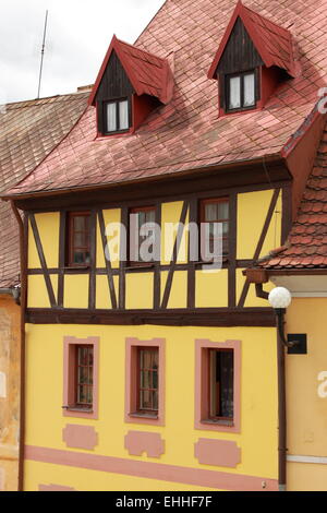 Tradizionale casa in legno Foto Stock