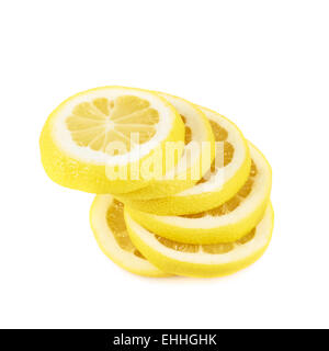 Fette di limone composizione Foto Stock