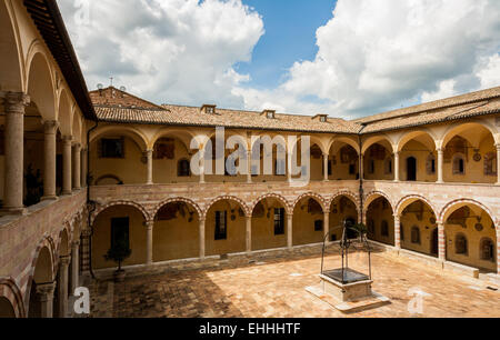 Basilica di San Francesco di Assisi, Assisi, Perugia, Umbria, Italia Foto Stock