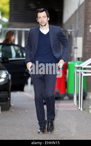 Ralf poco fuori l'ITV studios con: Ralf poco Dove: Londra, Regno Unito quando: 09 Set 2014 Foto Stock