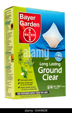 Bayer garden duratura terreno weed killer in sacchetti solubili Foto Stock