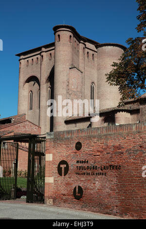 Il Toulouse Lautrec Museum nel Palais de la Berbie Foto Stock