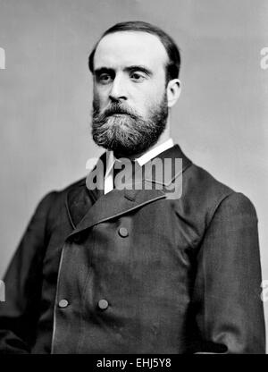 Charles Stewart Parnell, irlandese il locatore, nazionalista leader politico, la riforma fondiaria agitatore, e il fondatore e leader dell'Irlandese partito parlamentare Foto Stock