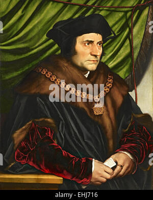 Sir Thomas More, avvocato inglese, filosofo sociale, autore, statista e notato umanista rinascimentale. Foto Stock