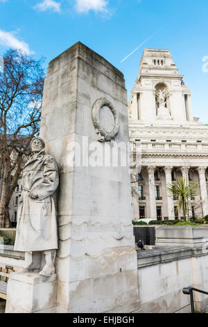 Il Tower Hill Memorial è una commissione delle tombe di guerra del Commonwealth War Memorial in Trinity Square Gardens, Londra Foto Stock