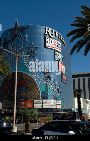 Riviera Hotel Casino Las Vegas Nevada USA Foto Stock