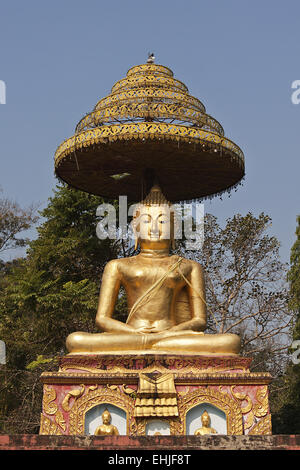 Wat Pa Charoen Tham Foto Stock