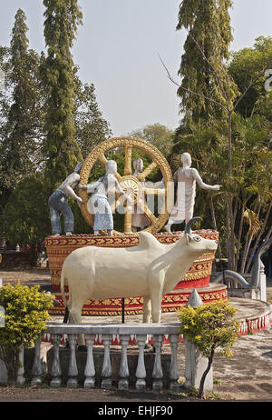 Wat Pa Charoen Tham Foto Stock