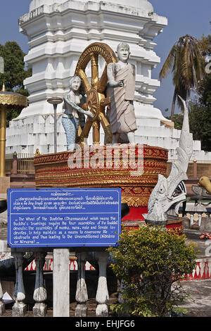 Wat Pa Charoen Tham Foto Stock