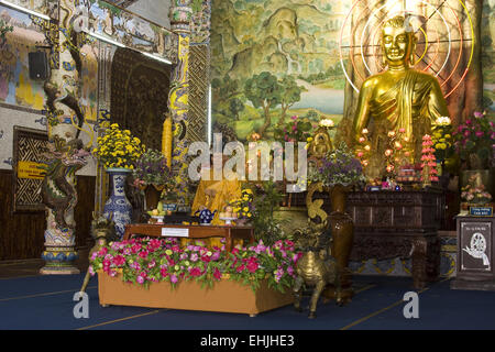 Trai Mat Linh Phuoc pagoda,Dalat,Vietnam Foto Stock