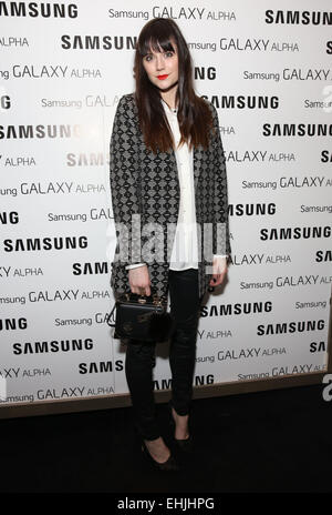 Samsung Galaxy Alpha launch party tenuto presso la collezione - Arrivi con: Lilah Parsons dove: Londra, Regno Unito quando: 09 Set 2014 Foto Stock