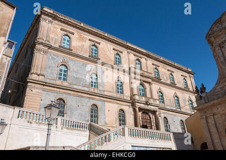 Caltagirone Sicilia Italia Europa City Hall Foto Stock