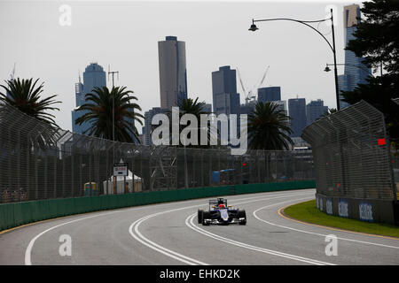 Motorsports: FIA Formula One World Championship 2015, il Gran Premio d'Australia, #12 Felipe Nasr (BRA, Sauber F1 Team), Foto Stock