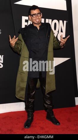 Fashion Rocks 2014 tenutasi presso la Barclays Center - Arrivi con: Afrojack dove: Brooklyn, New York, Stati Uniti quando: 09 Set 2014 Foto Stock