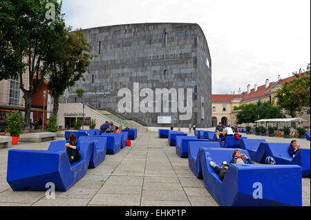 Il moderno Mumok Museum (Museo di Arte Moderna) edificio, Vienna, Austria. Foto Stock