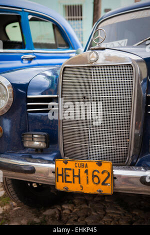 Dettagli su classic car, Trinidad, Cuba Foto Stock