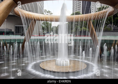 La fontana della ricchezza a Suntec City, Singapore Foto Stock