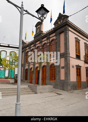 Arucas town hall, Plaza de la Constitución Gran Canaria Isole Canarie Spagna, Europa Foto Stock