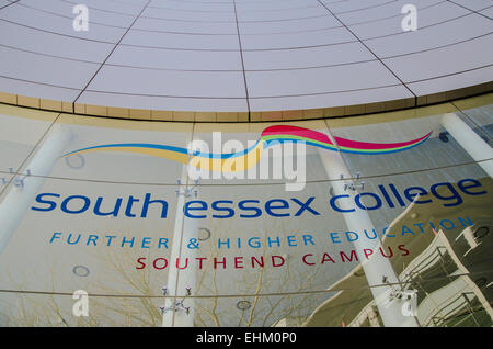 South Essex college di istruzione secondaria e superiore è un ulteriore istruzione Collegio situato in Southend on Sea, Essex. Southend Campus. Il logo Foto Stock