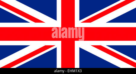 Bandiera del Regno Unito di Gran Bretagna e Irlanda del Nord. Foto Stock