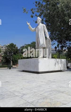 Monumento Benizelos, Salonicco, Macedonia, Grecia Foto Stock