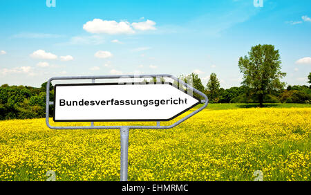 La Corte federale costituzionale Foto Stock