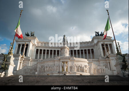 L'Altare della Patria, Monumento Nazionale a Vittorio Emanuele II, o 'Il Vittoriano", Roma, lazio, Italy. Foto Stock