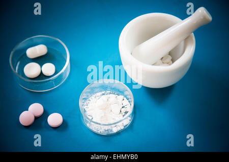 Preparazione farmaceutica. Foto Stock