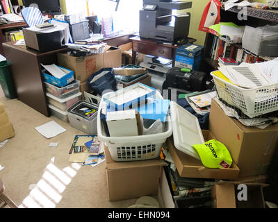 Hoarders' Ufficio disordinato, STATI UNITI D'AMERICA Foto Stock