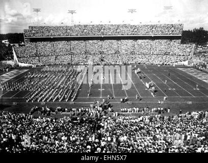 L'Orange Bowl fu una importante partita annuale di football universitario tenuta a Miami, Florida. Conosciuto per la sua eredità, è diventato uno dei più prestigiosi Bowl game nella storia dello sport americano, con squadre di alto livello nel football universitario e molti momenti memorabili durante la sua lunga tradizione. Foto Stock