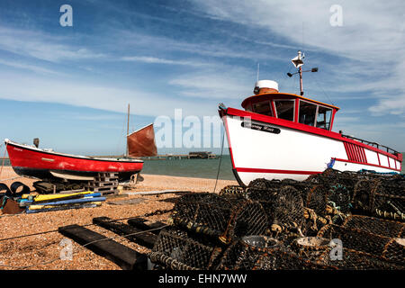 Barche da pesca. Foto Stock