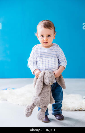 18 mese-vecchio baby boy. Foto Stock