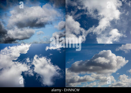 Cielo nuvoloso. Foto Stock