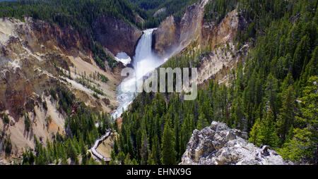 Stati Uniti d'America - Grand kanyon di Yellowstone Foto Stock