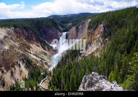 Stati Uniti d'America - Grand kanyon di Yellowstone Foto Stock