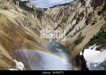 Stati Uniti d'America - Grand kanyon di Yellowstone Foto Stock