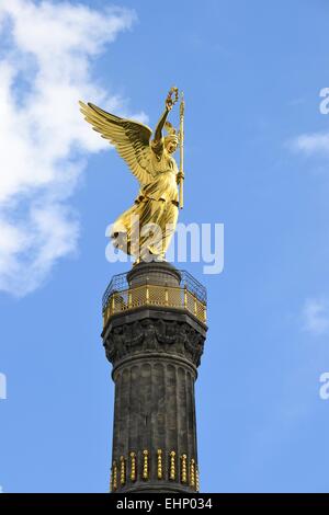 La Colonna della Vittoria nel centro di Berlino Foto Stock