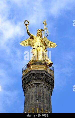 La Colonna della Vittoria nel centro di Berlino Foto Stock